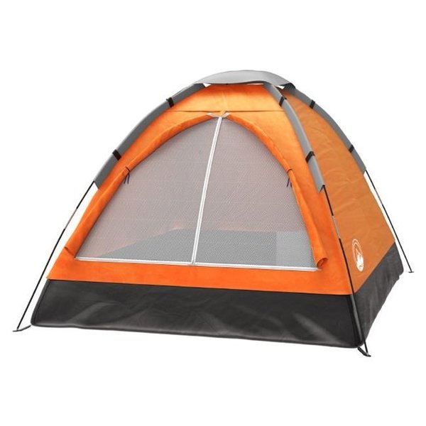 Wakeman Outdoors Wakeman Outdoors 75-CMP1081 2-Person Dome Tent; Orange 75-CMP1081